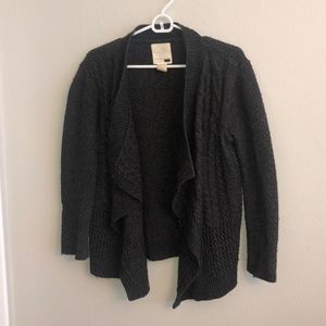 Gray cardigan